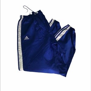 ROYAL BLUE ADIDAS TRACK PANTS